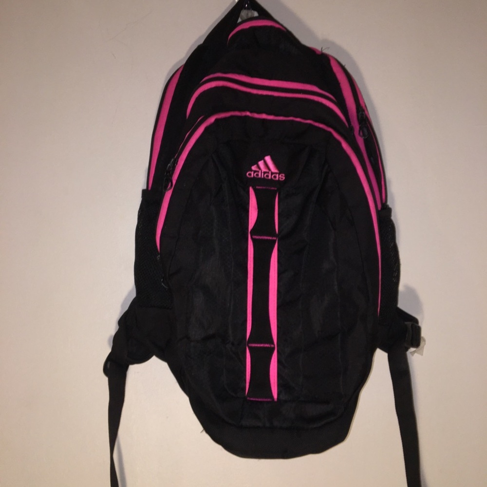 ADIDAS HOT PINK BOOKBAG